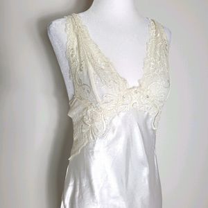 Long white nightgown
